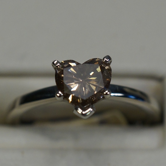 RNG Jewelry - 14KW Gold 1.05 Ct. Genuine Chocolate Diamond Ring